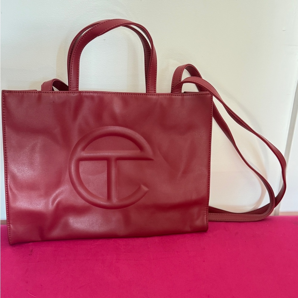 Telfar Deep Red Women's Tote Bag